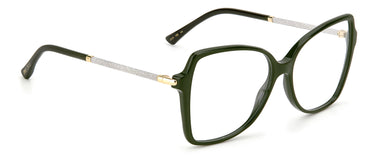 Designer Women Jimmy Choo Eyeglasses: JC321 - Green(2)- SpecSMART Eye Clinic (Diagonal View)